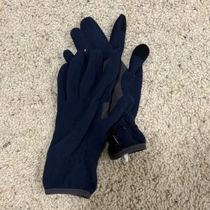 Patagonia Dark Blue Fleece Gloves